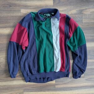 Colorblock Crewneck Men's Sweater